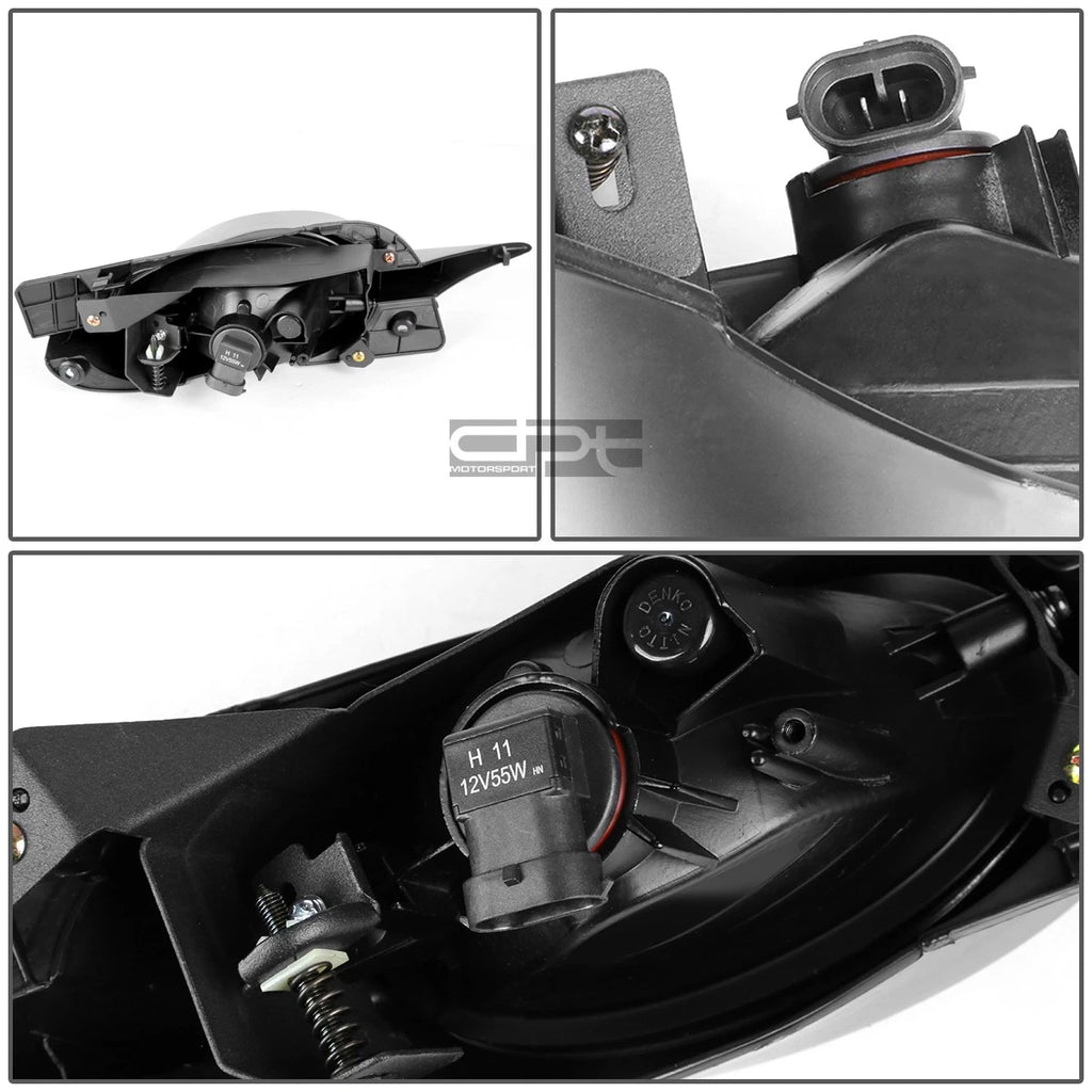Fog Light Lamp + Switch for Honda Civic Coupe (2009–2011) FG1/FG2 Smoked Lens