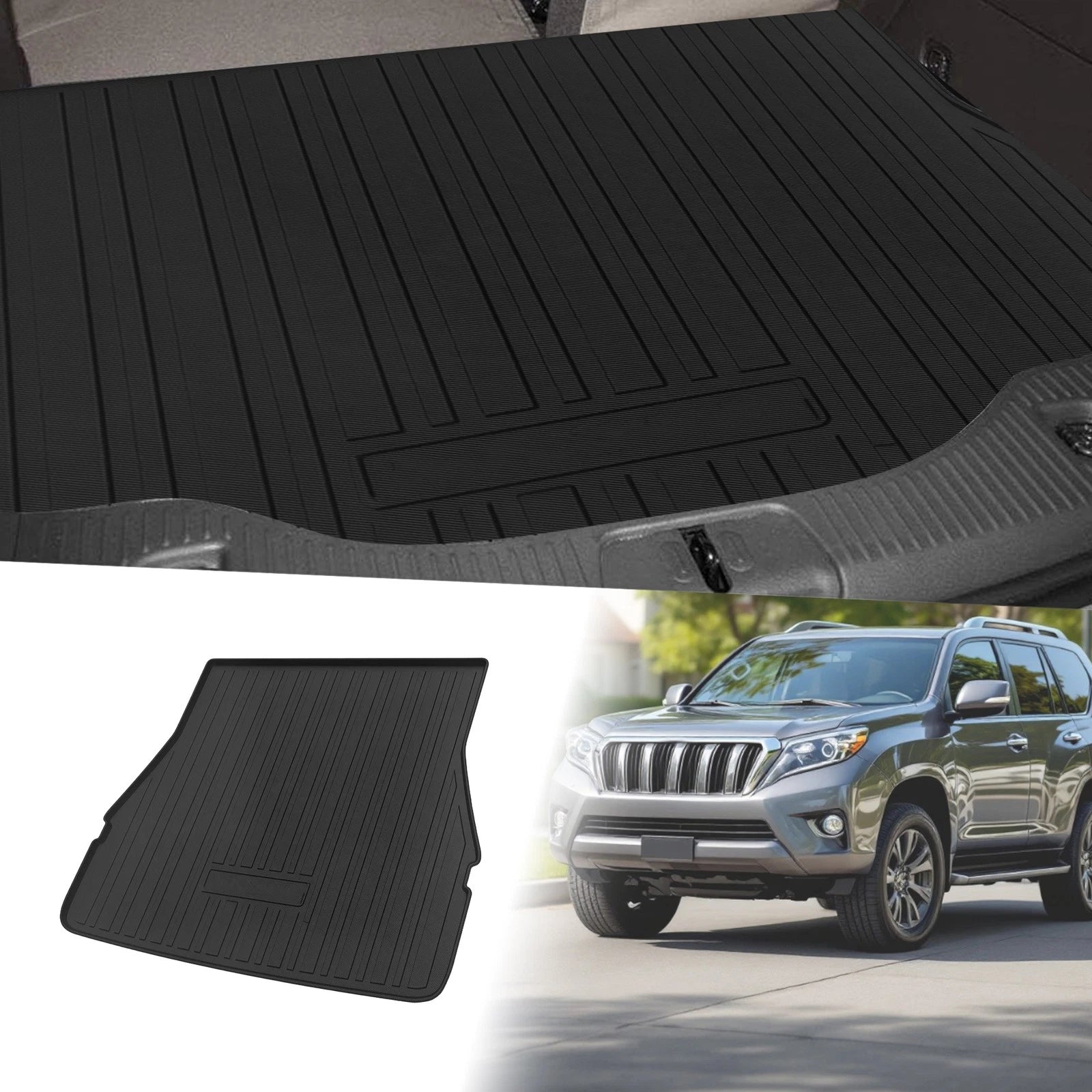 Cargo Liner Rear Trunk Mat for Toyota Land Cruiser LC300 (2021–2023) TPE