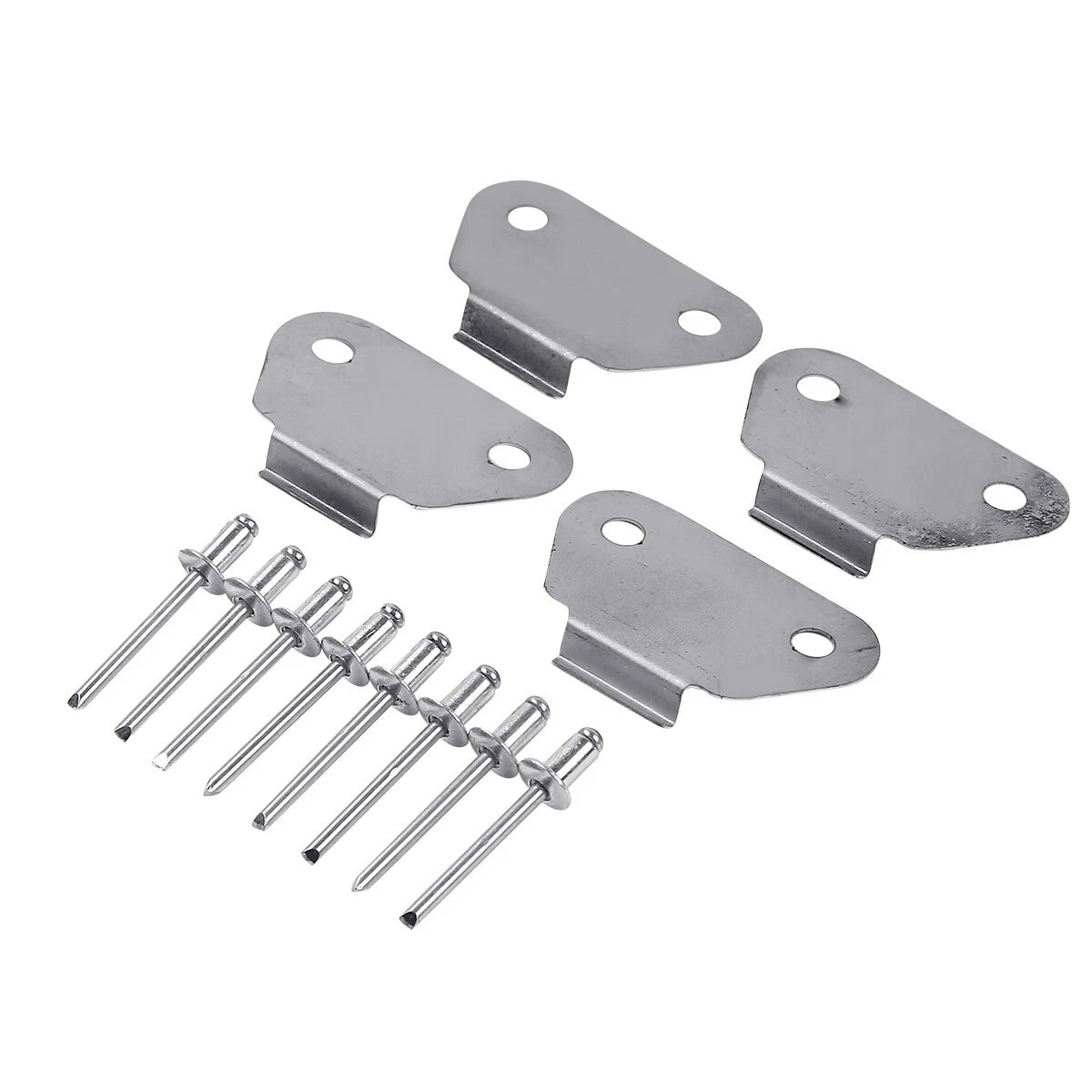 Set of 4 Hard Saddlebags Lids Wear Strike Plates for Harley Touring (1993–2013)
