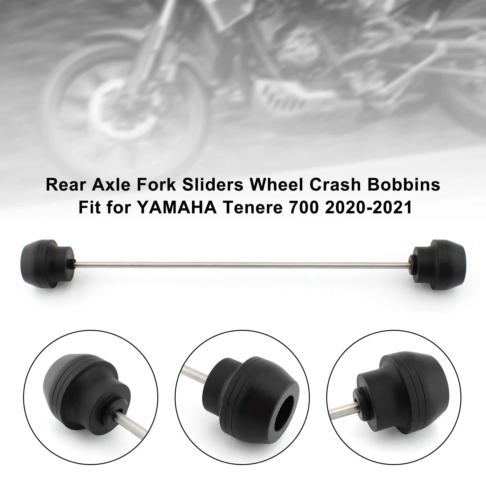 Rear Axle Fork Sliders for Yamaha Tenere 700 (2020–2021) T9