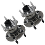 Set of 2 Rear Wheel Bearing Hub Assemblies for Chevrolet HHR (2008–2010)
