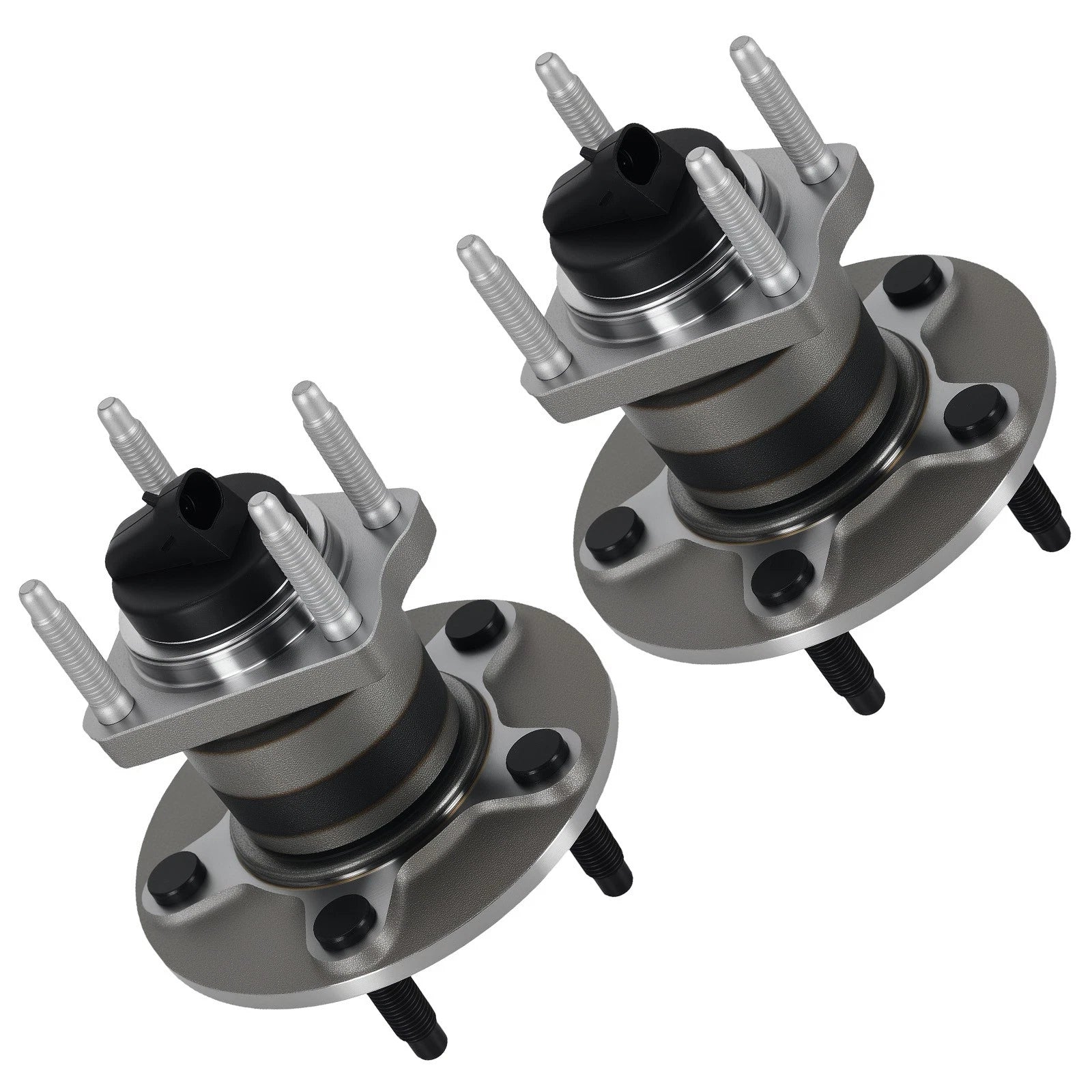 Set of 2 Rear Wheel Bearing Hub Assemblies for Chevrolet HHR (2008–2010)
