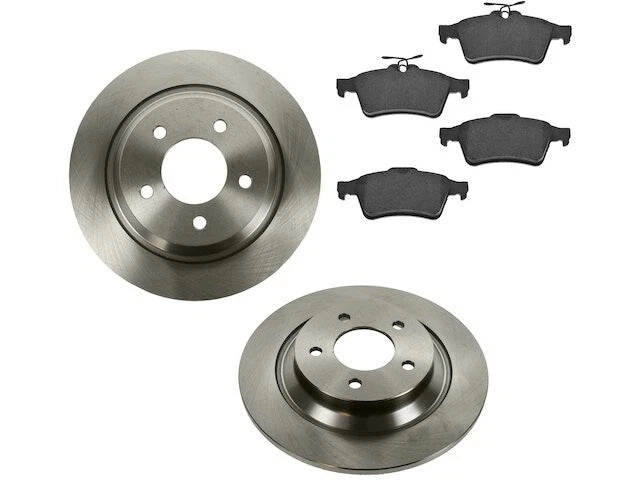 Rear Brake Pad and Rotor Kit for Mazda 5 (2007–2010, 2012–2015) GD976PR