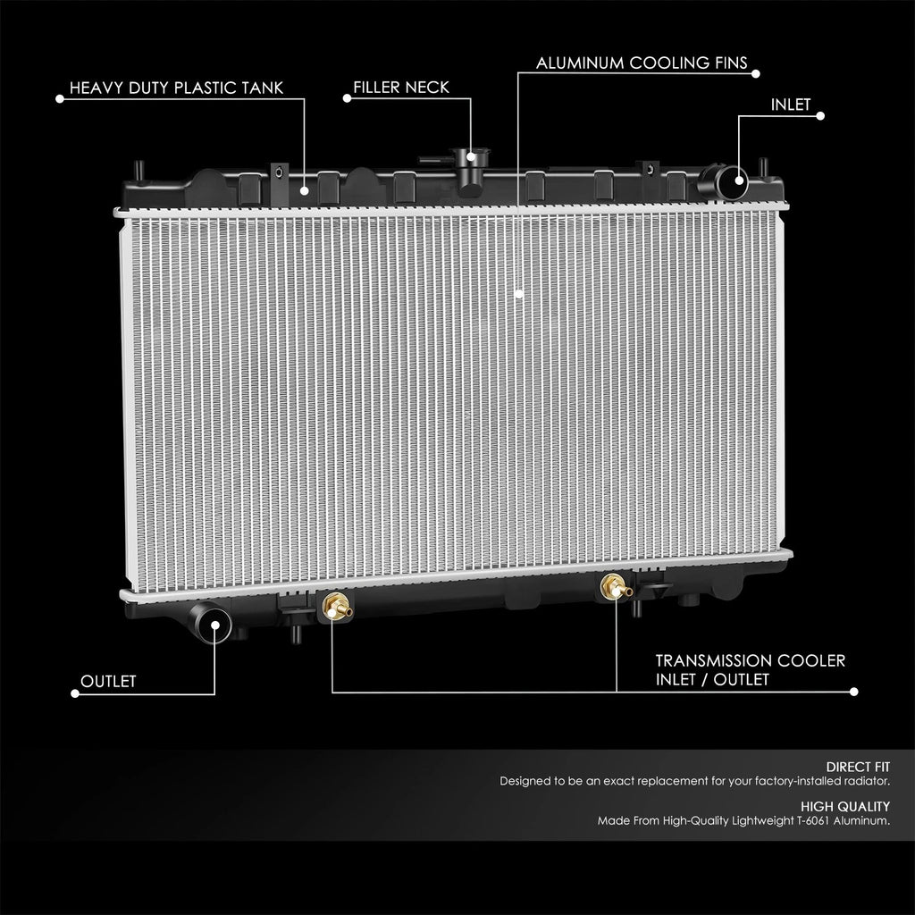 Full Aluminum Core Radiator for Infiniti G20 (1999–2002) DPT 2413