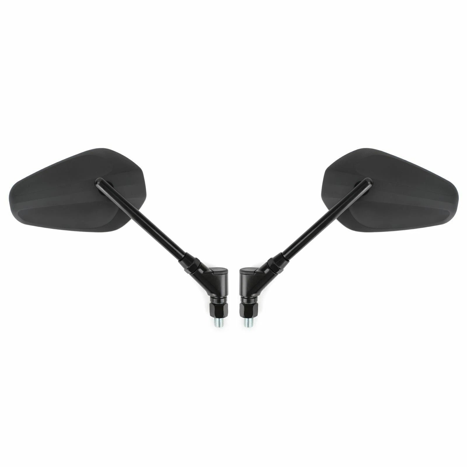 10MM Motorcycle Mirrors Pair for Universal Fit (Bike/Motorbike/Moped) Black