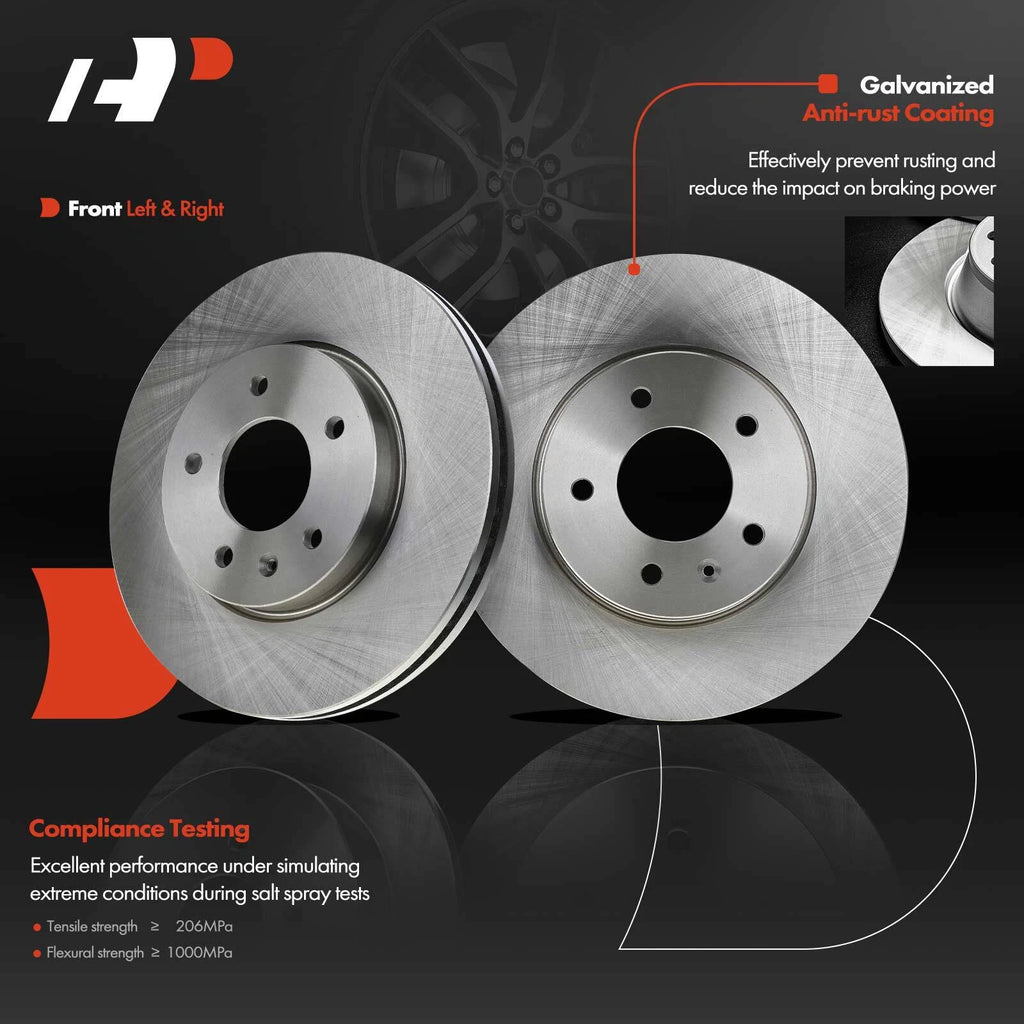 Front Brake Rotor & Pads Set for Chevy Captiva Sport (2012-2015)