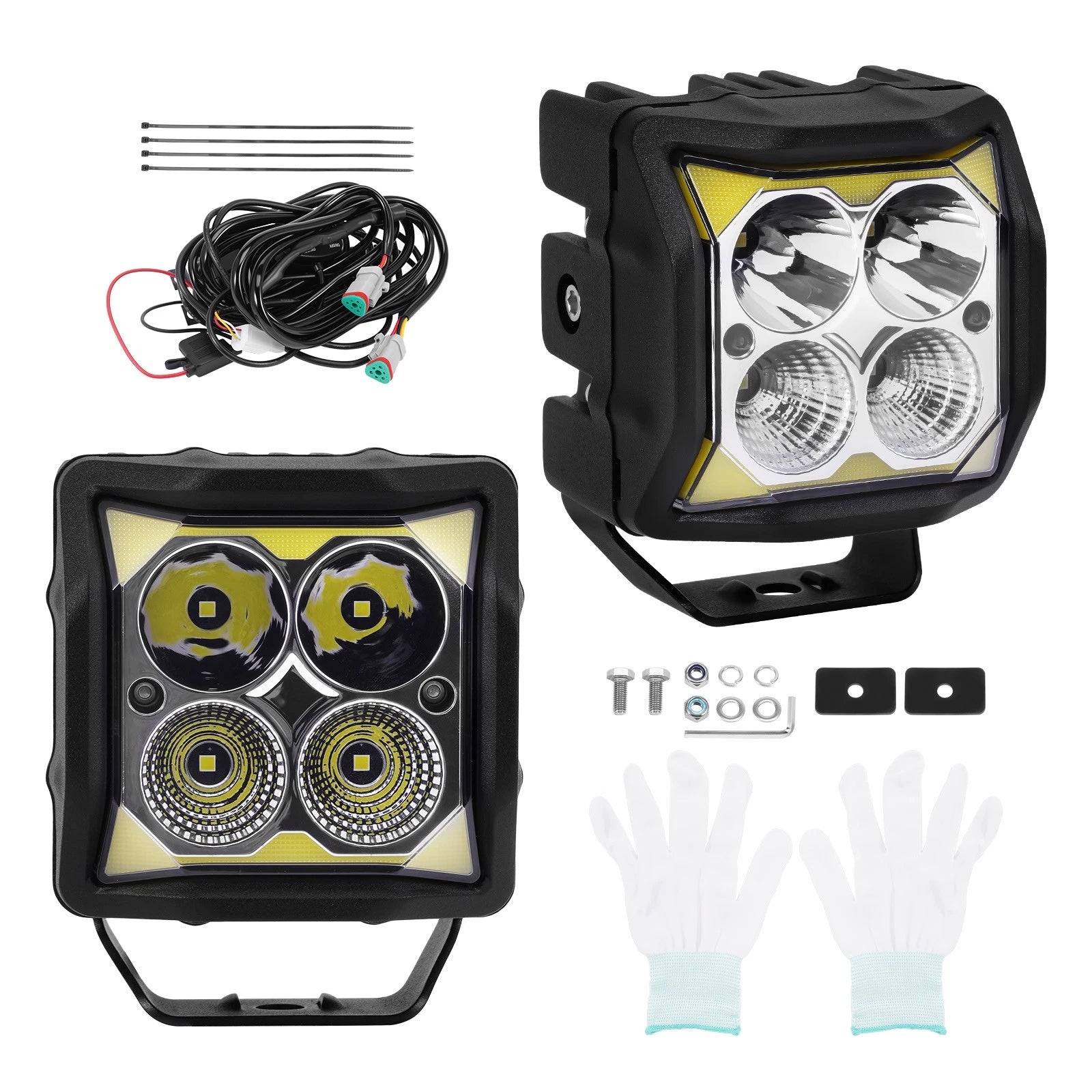 4in 110W LED Driving Light for Universal Vehicles (IP68, 11040LM)