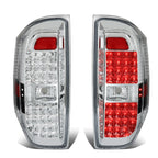 Pair LED Tail Brake Light Stop Lamp Chrome for Toyota Tundra (2014–2021)