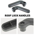 Set of 2 Top Lock Handles for Honda Civic Del Sol (1993â1997)