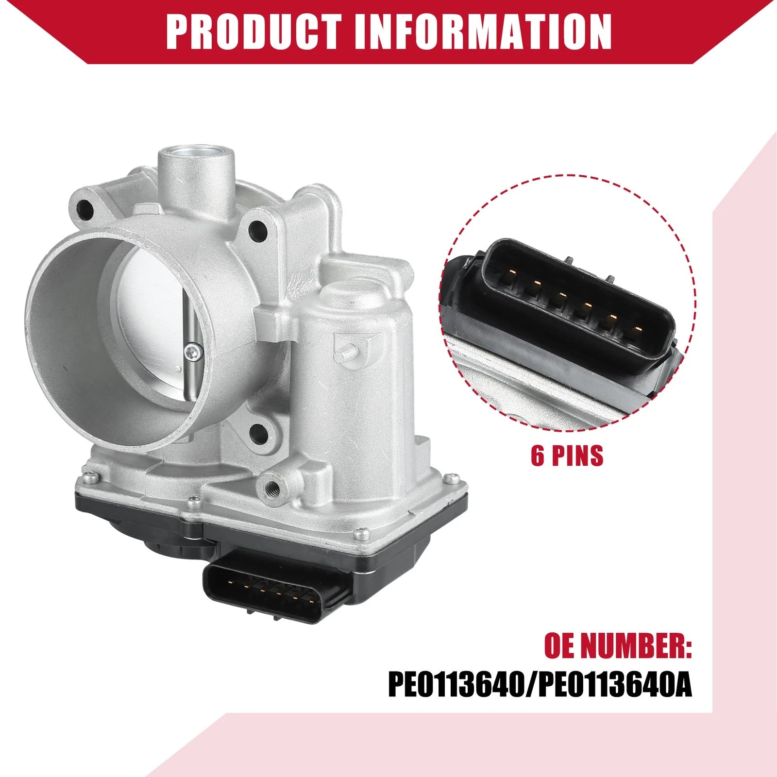 Electronic Throttle Body with TPS Sensor for Mazda 3 (2014–2018)