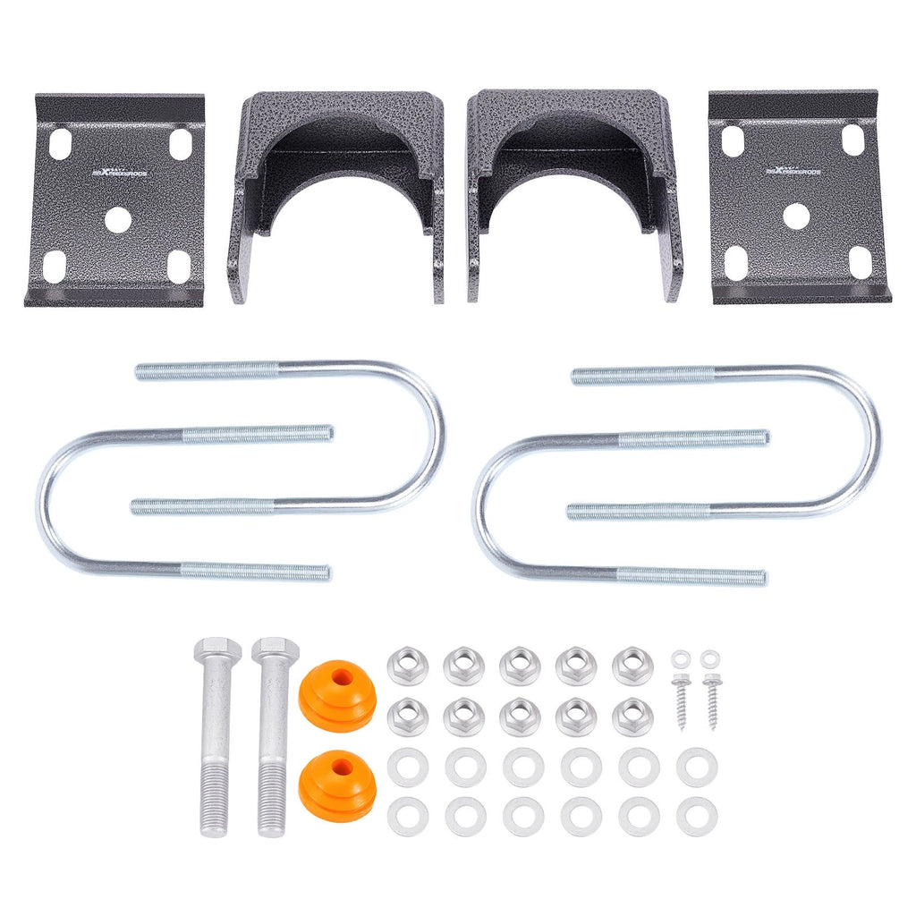 6" Flip Lowering Kit for Chevrolet C1500 Silverado (1988–1998) Steel U-Bolt
