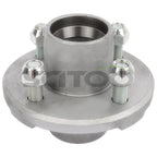 Set of 4 Galvanized Hubs & 1" X 1" Bearings for Boat Trailer (2000lb)