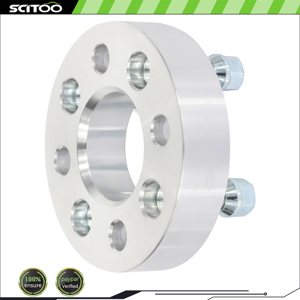 Set of 4 Wheel Spacers 4x100 1.25" 12x1.5 for Toyota Corolla Honda Civic