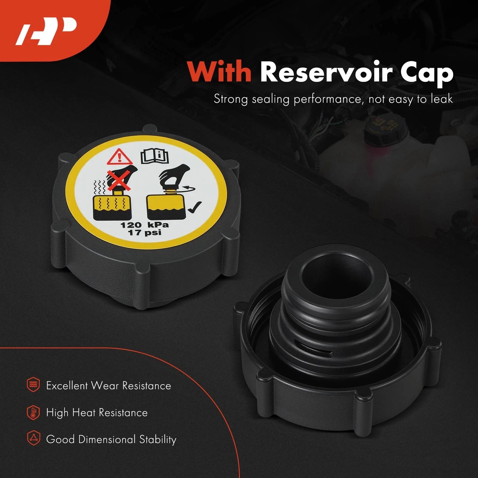 Coolant Reservoir with Cap for Ford Escape (2005-2012)