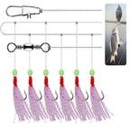 6pcs Fishing Rigs for Sea/Freshwater Fishing