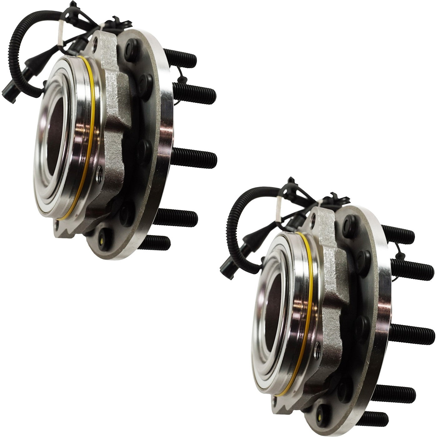 Set of 2 Wheel Hubs for Ford F-450 Super Duty (2005–2010) Front 10 Lug
