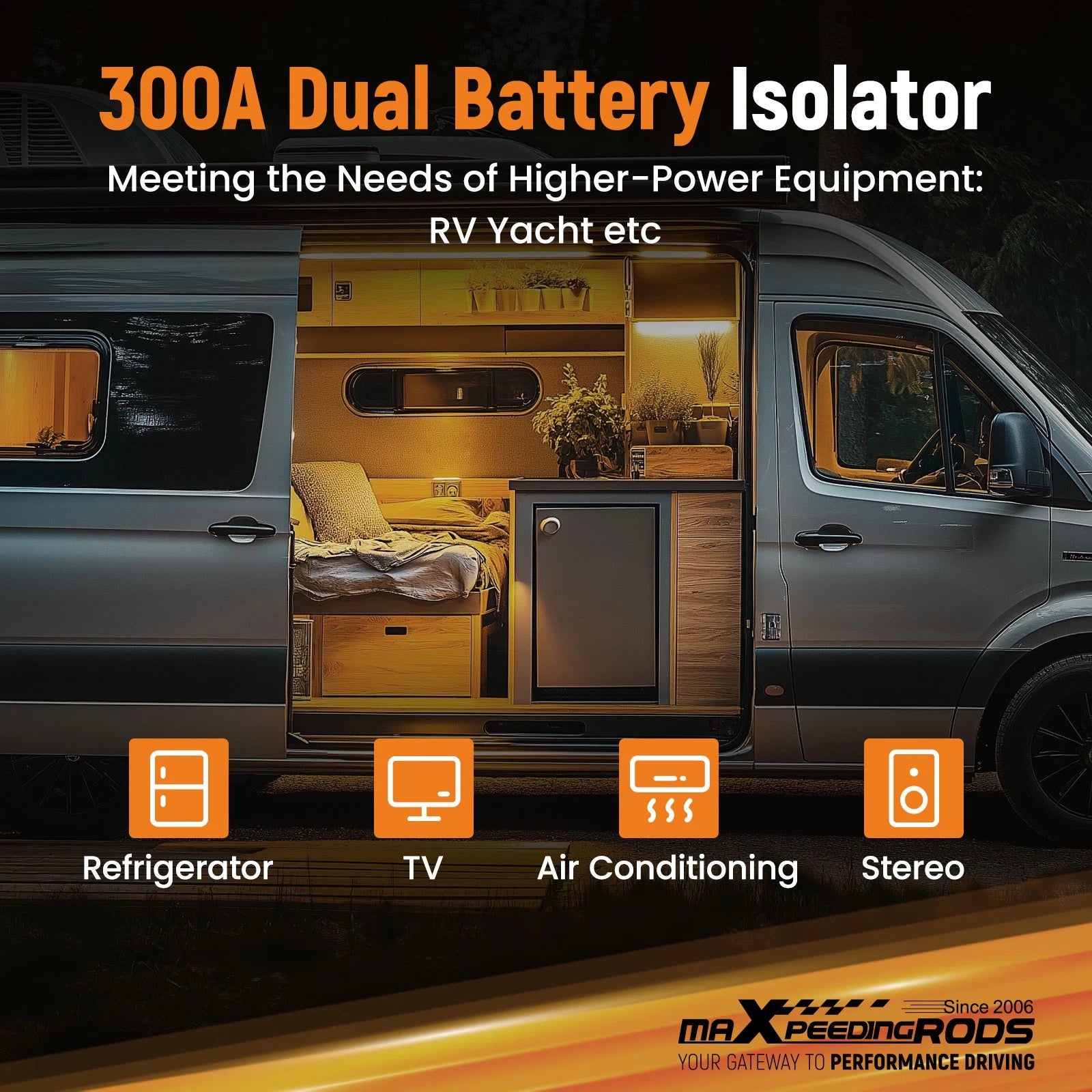 Smart Battery Isolator Controller for Universal Vehicles (12V/24V)