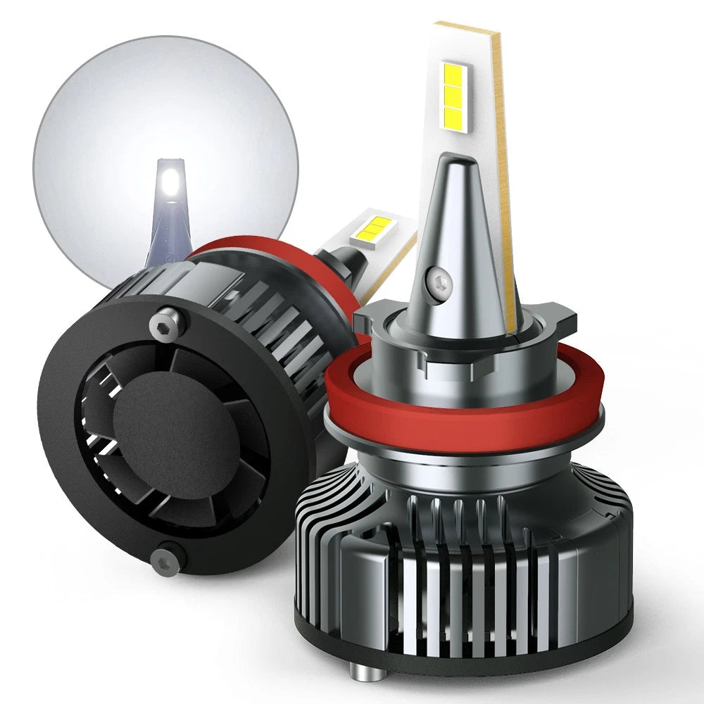 AUXITO HB11 LED Headlight Bulbs for Hi/Lo Beam (6500K Bright White)