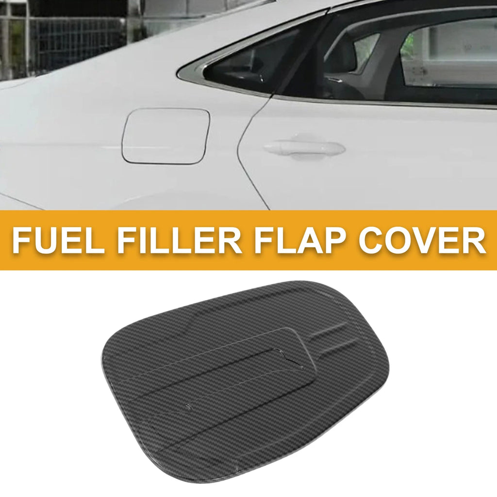 Fuel Tank Door Cap for Ford Ranger (2023–2025) Carbon Fiber Black