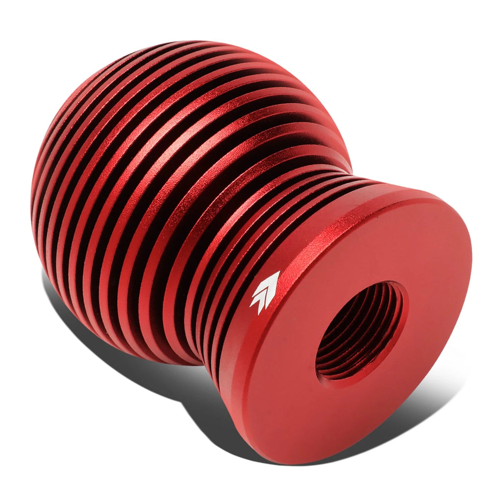NRG 65mm Red Heat Sink Spheric Style Shift Knob Kit for Universal (2010–2023)
