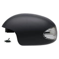 Replacement Ready to Paint Driver Power Door Mirror w/Heated Glass w/Turn Signal