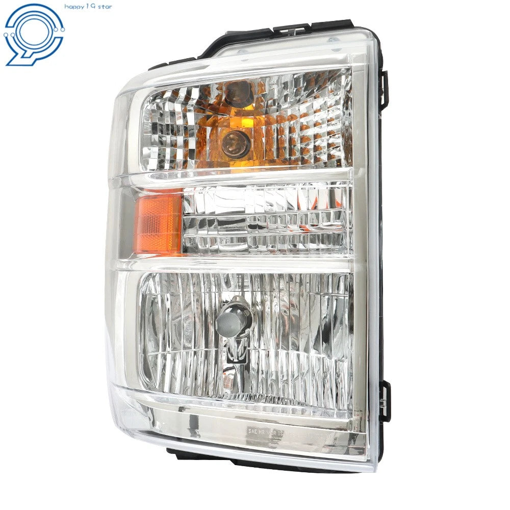 Headlight for Ford E150 E250 E350 (2008–2014) Chrome Housing Halogen