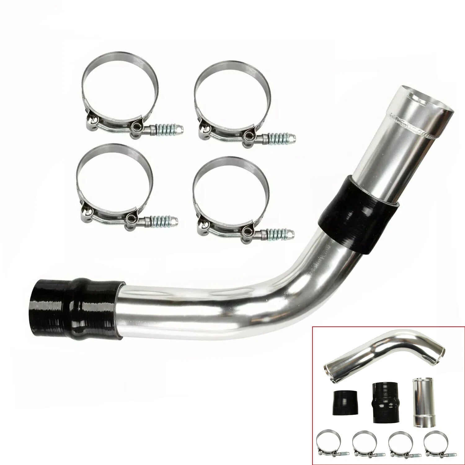 Hot Side Intercooler Pipe Upgrade & Boot for Ford 6.7L Powerstroke (2011–2016)