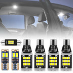 Set of 7 LED Bulbs for Ford F-150 (2004–2008) Interior Dome License Plate Cargo Map