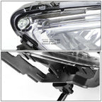 Set of 2 Chrome Clear Lens Fog Lights for Md/Ud (2011–2013)