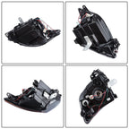 Headlight Assembly Black for Nissan Sentra (2010–2012)