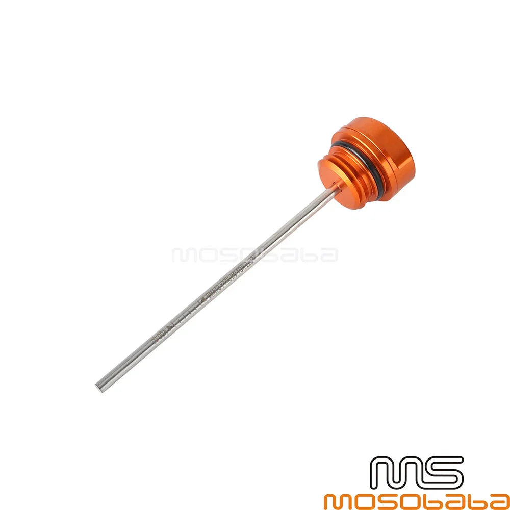 Orange Oil Temperature Thermometer Dipstick for Harley Road King Police (2017-)
