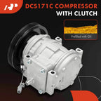 A/C Compressor with Clutch for Toyota Corolla and Geo Prizm (1989–1997)