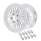 Front Brake Rotor Disc & Bolts for Harley Touring Electra Road Glide (2008–2023)