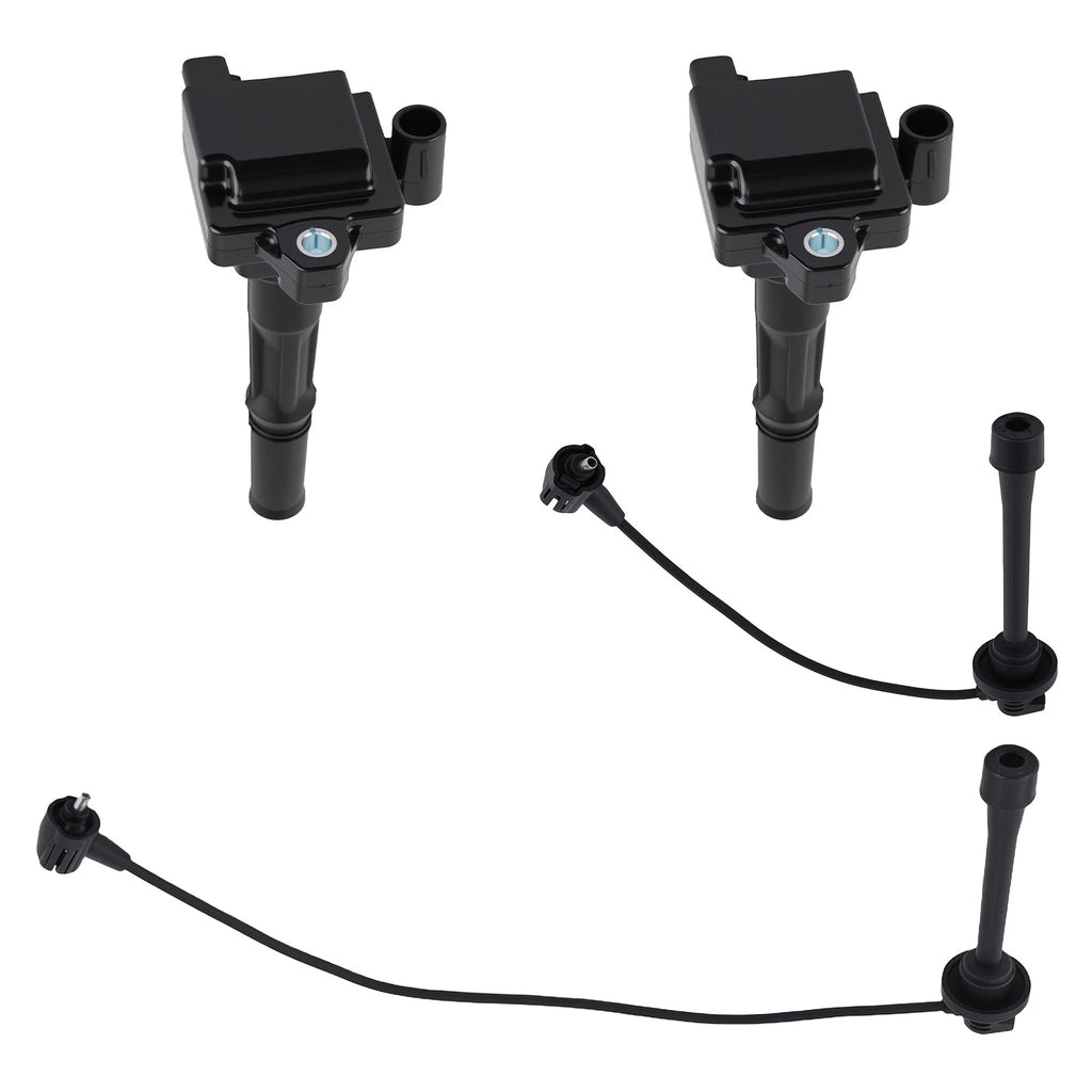 2X Ignition Coils & Wires Set for Toyota Tercel Paseo (1995–1999) UF170