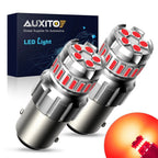 2X 1156 7506 P21W Red LED Brake Stop Tail Light Bulb for Audi K