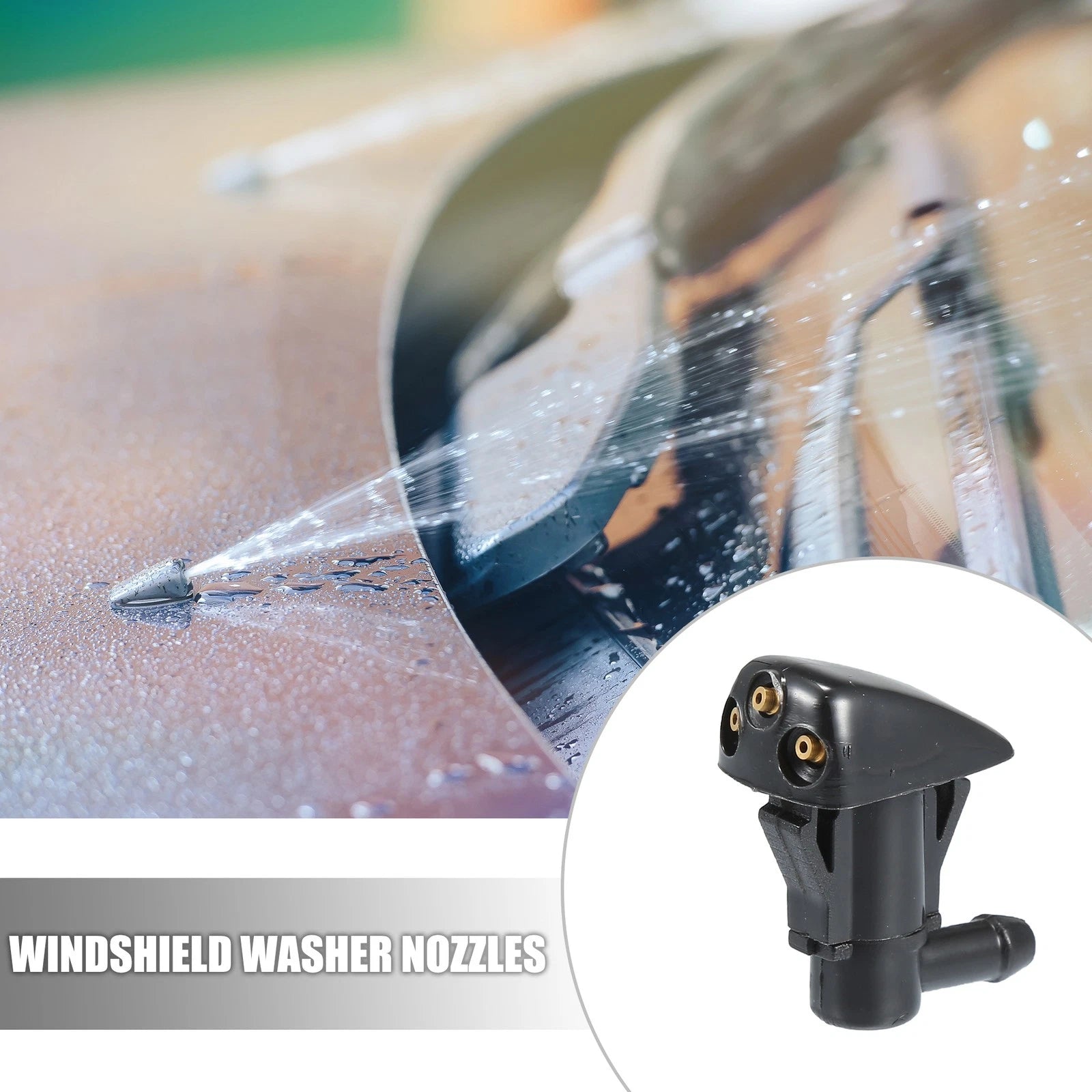 1 Pair Windshield Washer Nozzles for Hyundai Tucson (2005–2008)