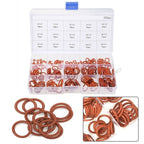 225pcs Red Silicone O Ring Assortment Kit for Sealing (Metric)