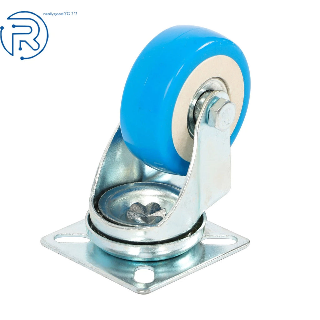 Set of 36 Blue 2-Inch 360° Casters Wheels for Tool Chest (No Brake, 65lb)