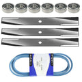 Deck Kit Belt Blades Bearings for John Deere 120 140 317 322 330 (46" 48")