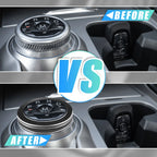 PRND Switch Knob Cover for Ford Explorer (2020–2022) Aluminum Alloy Black