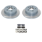 DuraGo Rear Rotors & TRW Pro Ceramic Disc Brake Pads Kit for Toyota Camry (FWD)