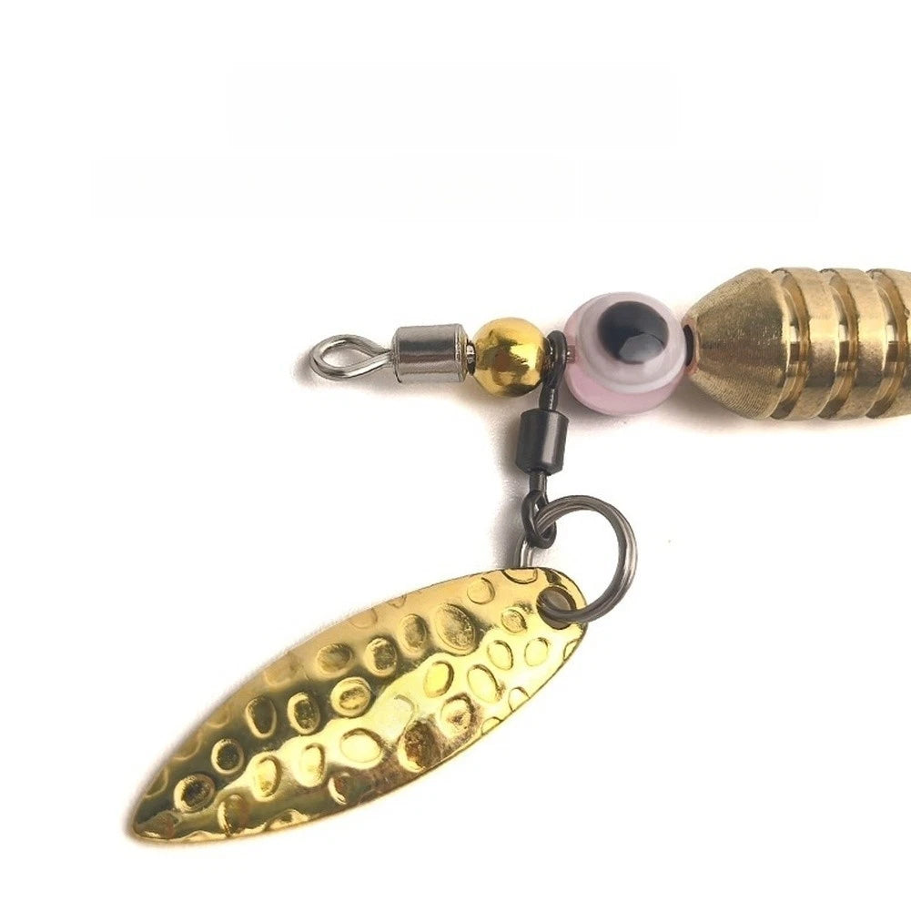 5PCS Rotating Metal Fishing Lure Spinner Bait for Trout