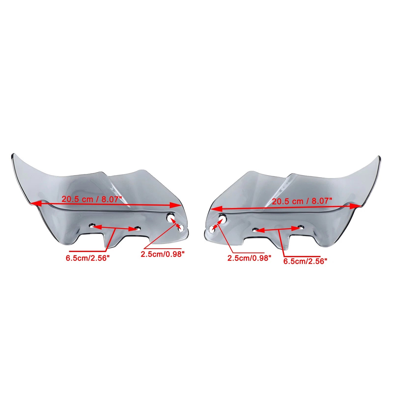 Handguard Extensions for Yamaha Tracer 900/GT (2018–2021) Gray