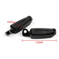 Black 45 Degree Foot Pegs for Harley Sportster XL 883 XL 1200 V-Rod (2004–2023)