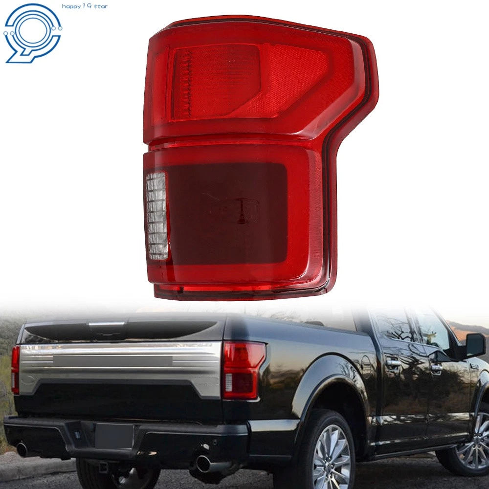 LED Tail Light for Ford F150 (2018–2020) w/ Blind Spot, Clear, Right Side
