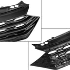 Matte Glossy Black Bumper Grille for Volkswagen Jetta (2019–2020)