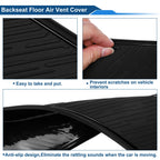 19 Pcs Non-Slip Mat for Ford Ranger (2023–2025) PVC Black