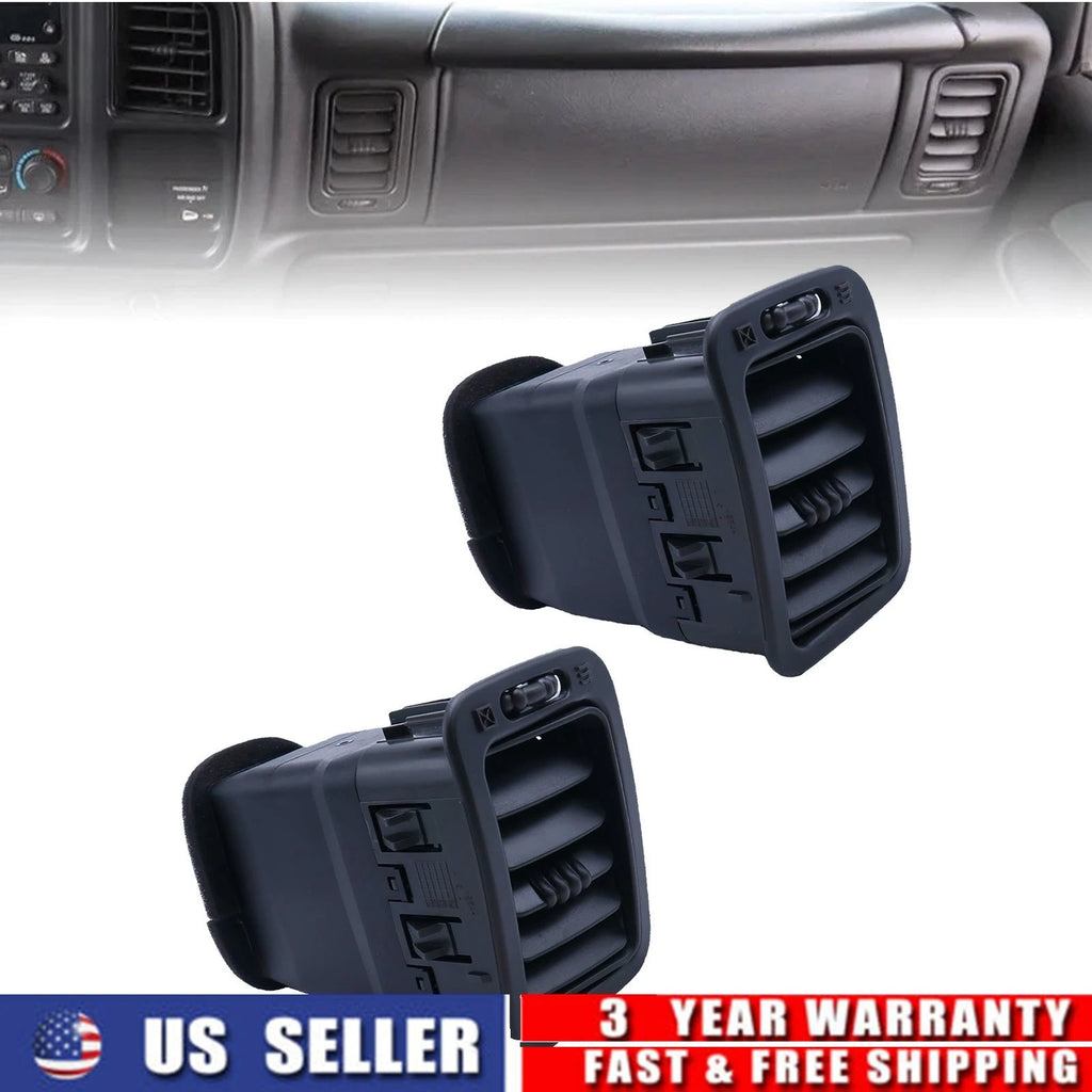 2pc Dash AC Heater Air Vent Deflector for Silverado Sierra (1999–2006)