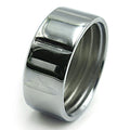 Chrome Brake Fluid Reservoir Cap Cover for Universal (40mm Diameter)