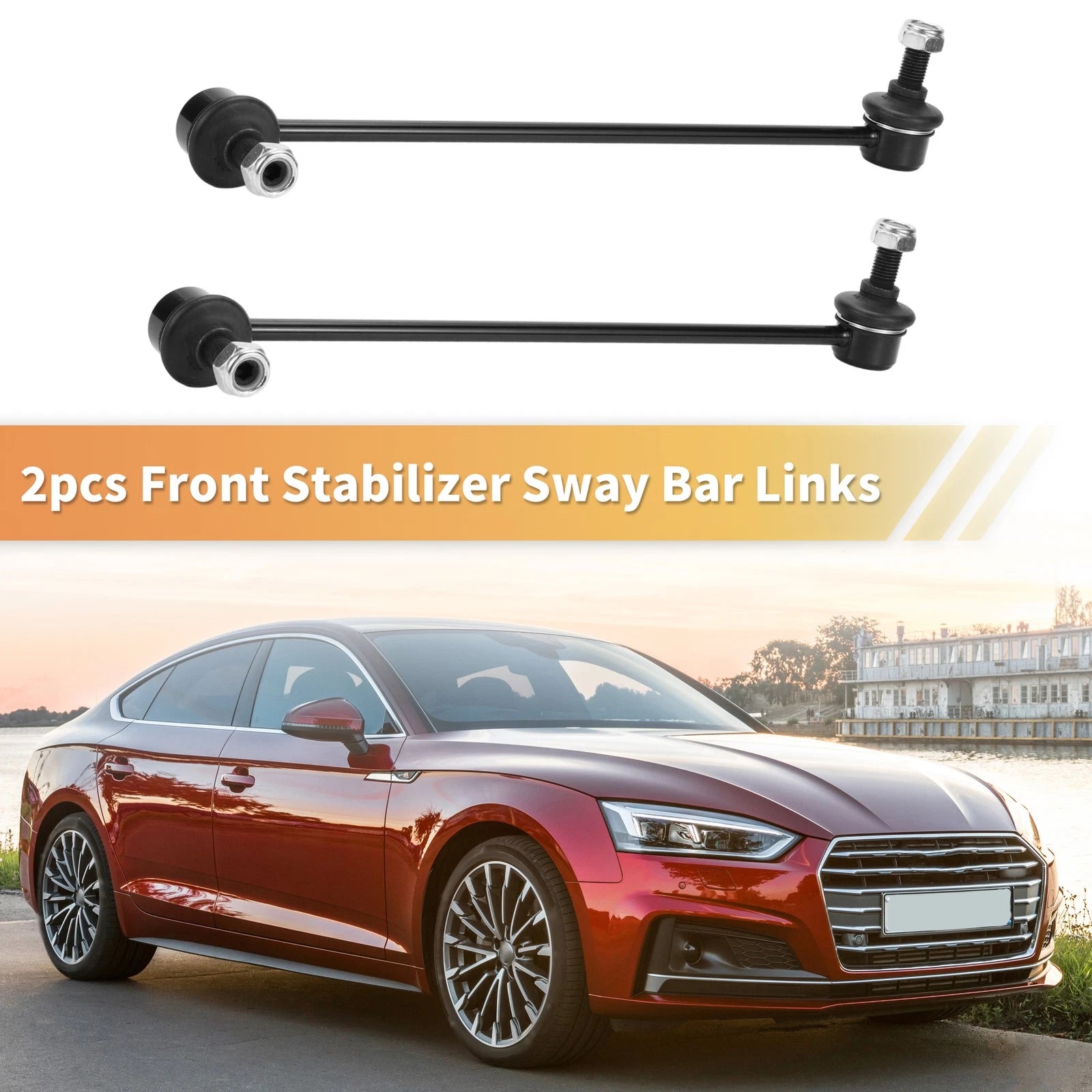 2pcs Front Sway Bar Link for Volkswagen Tiguan (2009–2012) No. 1K0411315K